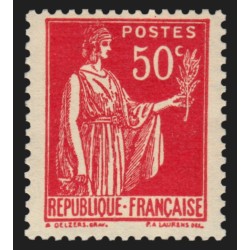 n°283s, Faux de Barcelone, Paix 50c rouge, neuf ** sans charnière - LUXE