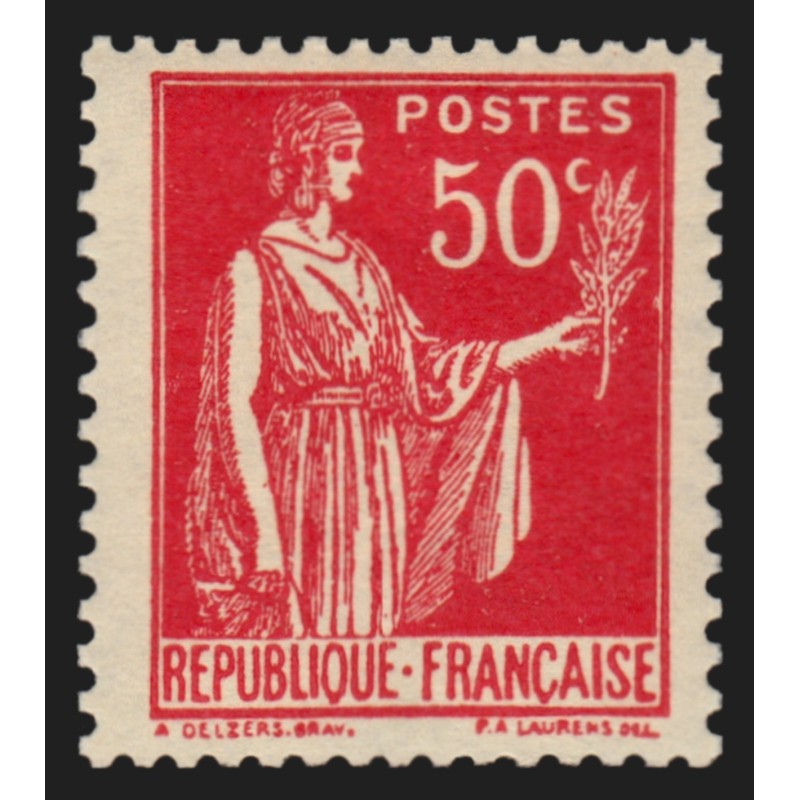 n°283s, Faux de Barcelone, Paix 50c rouge, neuf ** sans charnière - SUPERBE