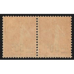 n°220a, variété "boucle du 5 fermée" tenant à normal, neufs ** - TB