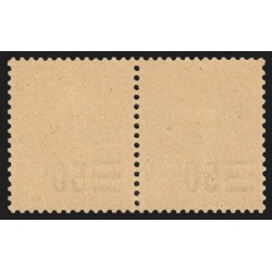 n°224, variété "c de centimes partiel" tenant à normal, neufs ** - SUPERBE