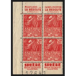 n°272b, bandes publicitaires "La Redoute" et "Sphère", neufs ** sans charnière