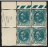 n°291, bloc de quatre bord de feuille, Aristide Briand 1933, neuf ** - TB