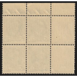 n°291, bloc de quatre bord de feuille, Aristide Briand 1933, neuf ** - TB