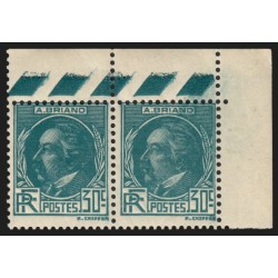n°291, variété d'essuyage tenant à normal, Aristide Briand, neuf ** - TB