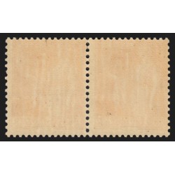 n°359e, variété Types I et II se tenant, Paix 80c sur 1fr orange, neuf ** - TB