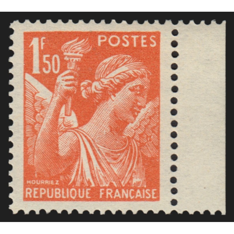 n°435a, Faux Intelligence Service, Iris 1fr50 orange, neuf ** - SUPERBE
