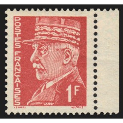 n°514a, Faux Intelligence Service, Pétain 1fr rouge, neuf ** - SUPERBE