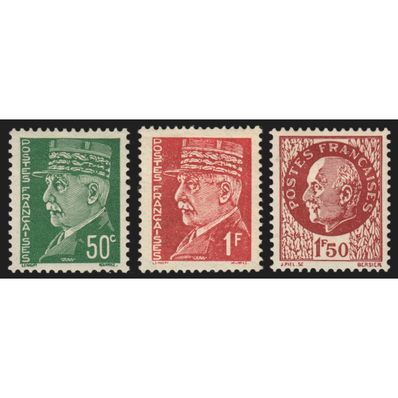 n°508a, 514a, 517j, Faux Intelligence Service, les 3 valeurs, neufs * - TB