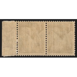 n°650a, variété "bord de feuille filigrané", Iris 1fr bleu-clair, neufs **