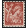 n°652n, variété "papier Japon", Iris 1fr50 rouge-brun, neuf ** - SUPERBE