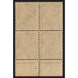 n°657, variété "surcharge déplacée", Mercure 10c outremer, neuf ** - TB