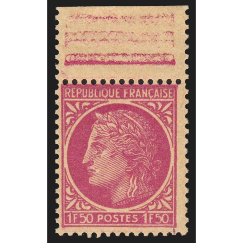 n°679, variété "anneau-lune" et "trait sous l'œil", Cérès de Mazelin, neuf **