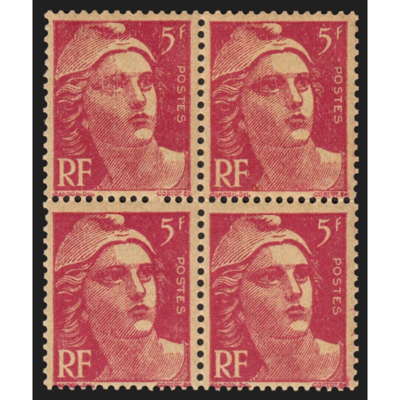 n°719A, variété "anneau-lune / oeil borgne", Marianne de Gandon, neuf ** - TB