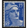 n°886d, Type III de roulette, Marianne de Gandon 15fr outremer, neuf ** - TB