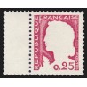 n°1263g, variété "gris omis", bord de feuille, Marianne de Decaris, neuf ** SUP