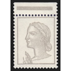 n°1263h, variété "couleur rouge omise" haut de feuille, Decaris, neuf ** SUP