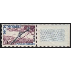 n°1215b, variété "lettres en bleu clair", Pont de Tancarville, neuf ** SUPERBE