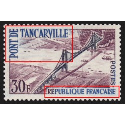 n°1215b, variété "lettres en bleu clair", Pont de Tancarville, neuf ** - SUP