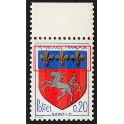 n°1510, variété "couleur Fleurs de lys dédoublée/décalée", neuf ** - SUPERBE