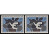 n°1319a, variété "couleurs décalées" + normal, Georges Braque, neuf ** SUPERBE