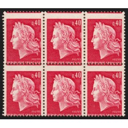 n°1536Bf, variété "piquage à cheval", Marianne de Cheffer, neuf (*) sans gomme