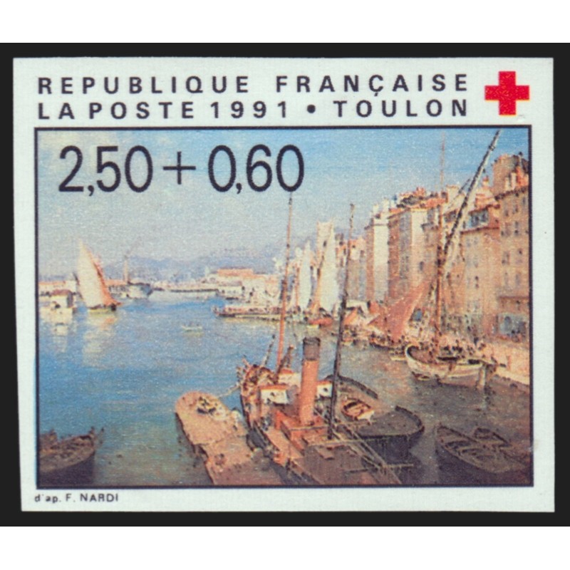 n°2733, non-dentelé, Croix-Rouge 1991, neuf ** sans charnière - SUPERBE