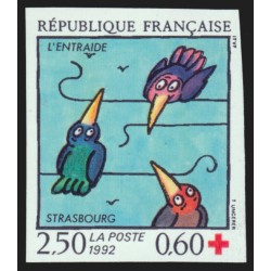 n°2783, non-dentelé, Croix-Rouge 1992, neuf ** sans charnière - SUPERBE