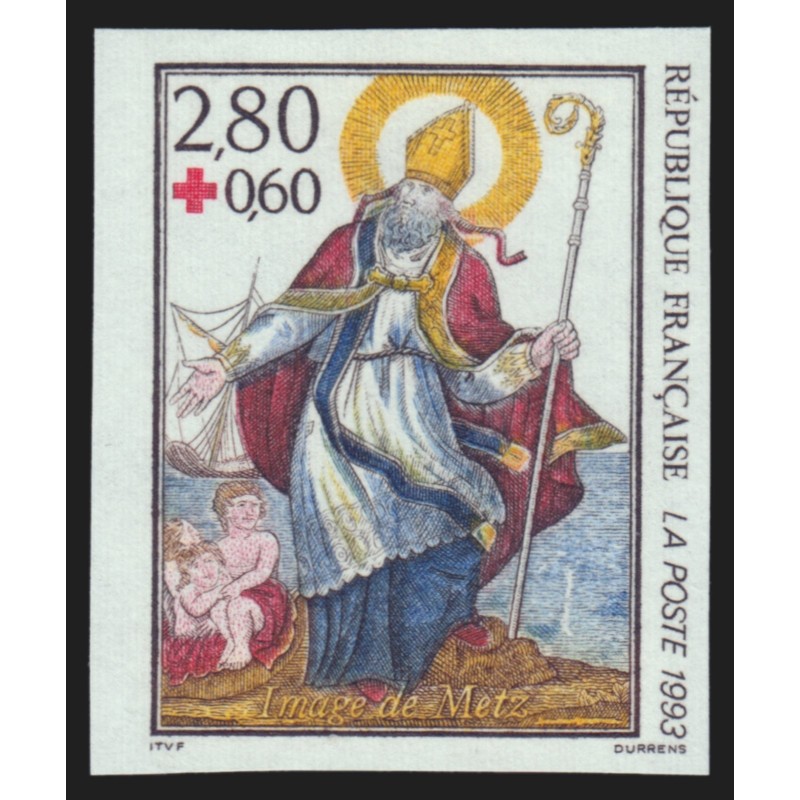 n°2853, non-dentelé, Croix-Rouge 1993, neuf ** sans charnière - SUPERBE