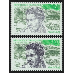 n°2913b, variété "couleur grise au lieu de noir", neuf ** signé CALVES