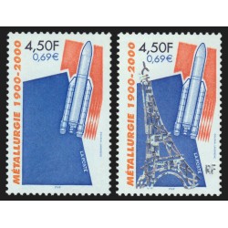 n°3366a, variété "sans la Tour Eiffel", neuf ** sans charnière, signé CALVES