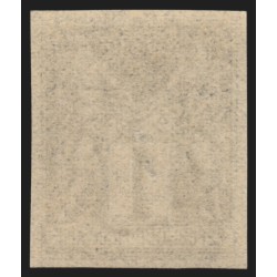 n°83d, non-dentelé, Sage 1c noir-sur-azuré, neuf ** sans charnière - TB