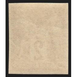 n°85b, non-dentelé, Sage 2c brun-rouge, neuf ** sans charnière - TB