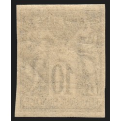 n°89b, non-dentelé, Sage 10c noir-sur-lilas, neuf ** sans charnière - TB