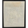n°90b, non-dentelé, Sage 15c bleu, neuf * avec charnière - TB