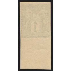 n°61a, non-dentelé, bord de feuille, Sage 1c vert, Type I, neuf ** - TTB