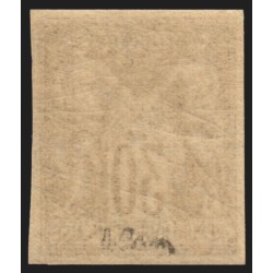 n°69a, non-dentelé, Sage 30c brun-clair, Type I, neuf ** signé A.BRUN - TB