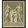n°72a, non-dentelé, Sage 1fr bronze, Type I, neuf ** sans charnière - TB