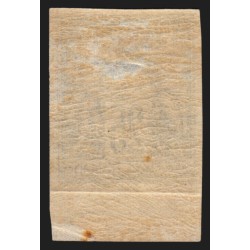 n°97c, Granet non-dentelé, bord de feuille, Sage 25c noir-sur-rose TB D'ASPECT