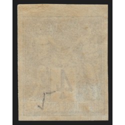 n°63b, Granet non-dentelé, Sage 4c vert-foncé-sur-vert, Type II, neuf * SUPERBE