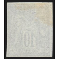 n°76d, Granet non-dentelé, Sage 10c vert-foncé-sur-vert, Type II, neuf (*) - TB
