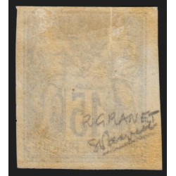 n°90d, Granet non-dentelé, Sage 15c bleu, neuf * légère trace de ch. - SUPERBE