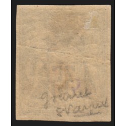 n°93d, Granet non-dentelé, Sage 35c violet-sur-orange, neuf * - TB