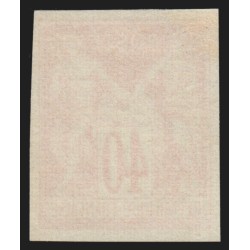 n°94d, Granet non-dentelé, Sage 40c vermillon, Type II, neuf (*) sans gomme TB