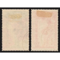 n°354/355, Victoire de Samothrace Musée du Louvre, oblitérés - TB