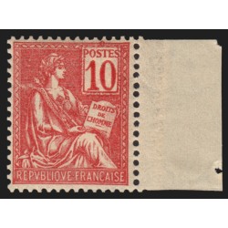 n°112, Mouchon 10c rose Type I, neuf ** sans charnière, signé ROUMET - TB