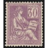n°115, Mouchon 30c violet, neuf * légère trace de ch. signé CALVES - SUPERBE
