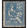 n°118, Mouchon 25c bleu, Type II, neuf ** sans charnière, signé CALVES - TB