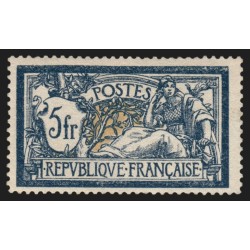 n°123, Merson 5fr bleu et chamois, neuf ** sans charnière - TB