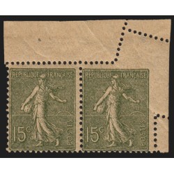 n°130, variété "piquage oblique par pliage", papier GC, neuf ** sans charnière