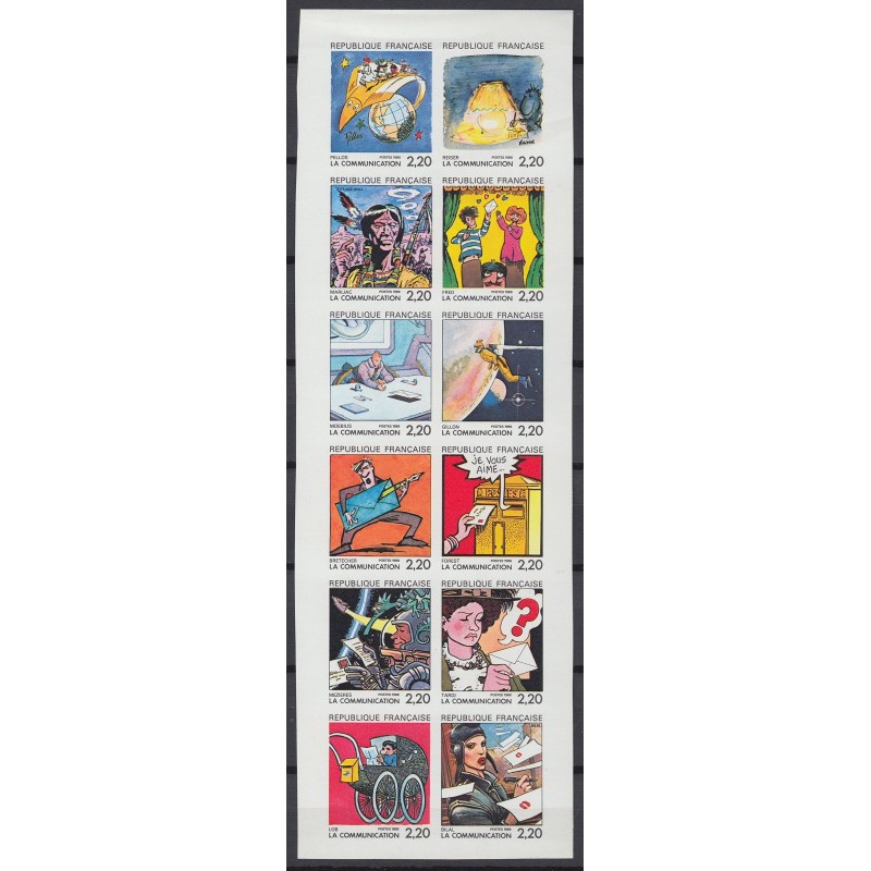 n°2515BC, bande-carnet non-dentelée, neufs ** sans charnière - TB